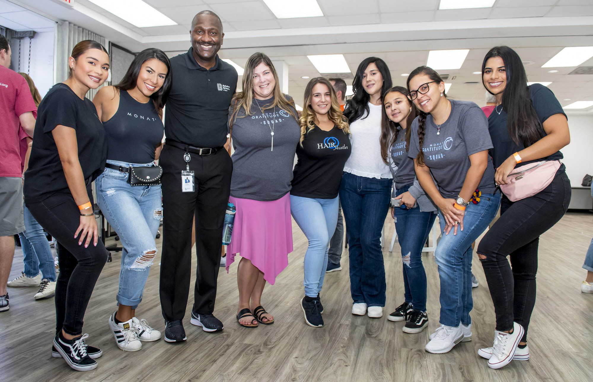 Volunteer group from Monat and the Gratitude Squad
